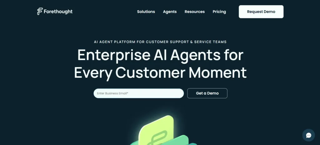Forethought AI automation for B2B customer support